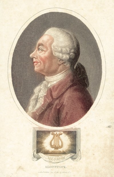 弗里德里希·戈特利布·克洛普斯托克 (Friedrich Gottlieb Klopstock)，德国诗人（彩色版画） 作者 英语学校