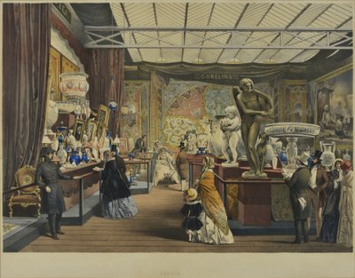 摘自1854年法国出版的“狄金森1851年大展览的综合图片” 作者 英语学校