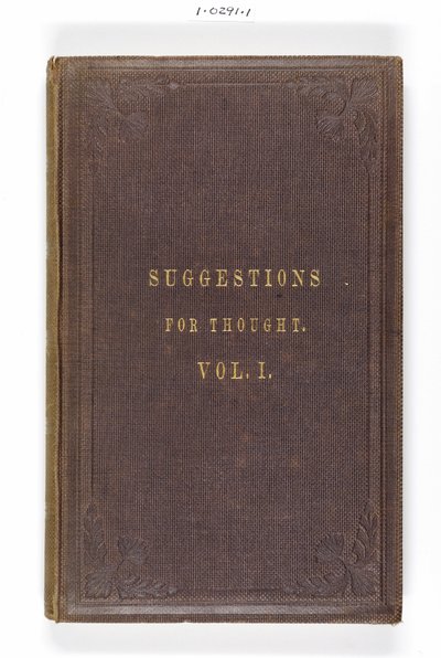 1860年伦敦Eyre＆Spottiswoode印刷的佛罗伦萨夜莺前封面对英国工匠的真相后思想的建议 作者 英语学校