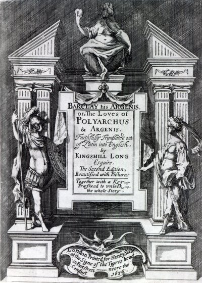 Argenis的主题是John Barclay，第二版英文版，1636 作者 英语学校