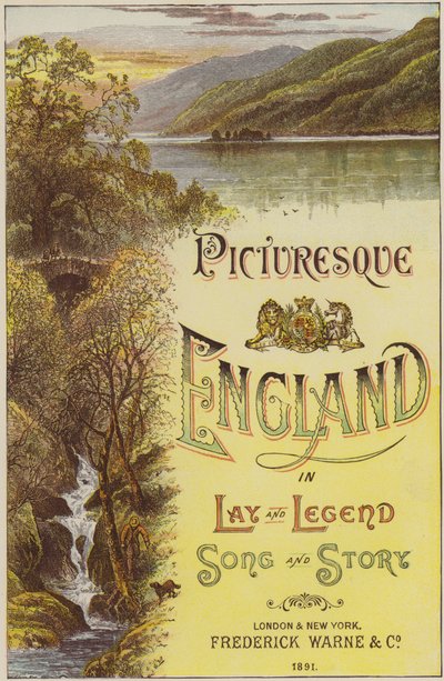 Frontispiece for Picturesque England by L Valentine (coloured engraving) 作者 英语学校