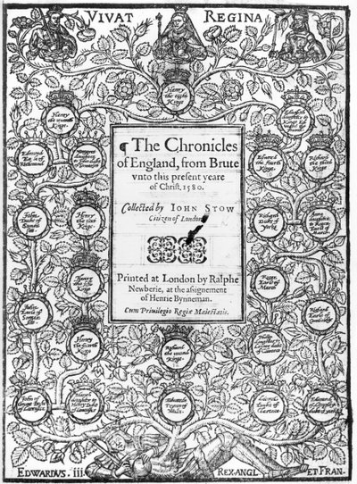 约翰·斯托（1525-1605），1580年“英格兰编年史”的主题 作者 英语学校