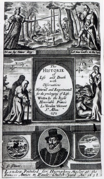 弗朗西斯·培根的生活史，生死历史，1638年出版 作者 英语学校