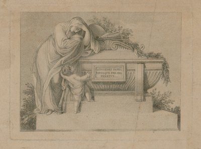 约翰瓦雷诺兹爵士的丧葬票，1792年3月3日 作者 英语学校