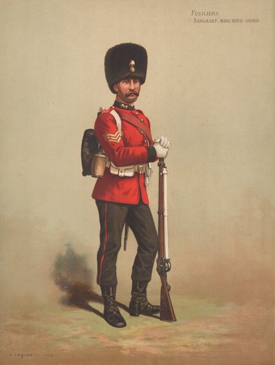 Fusiliers，警长，行军命令 作者 英语学校