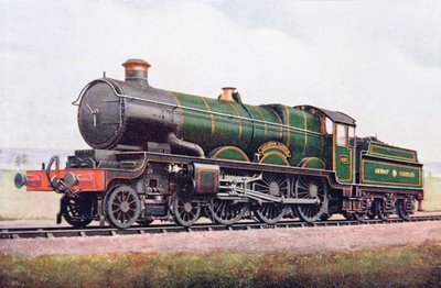 GWR Caldicot城堡，由G. Gibbard Jackson撰写的The Book of the Locomotive，1924年出版 作者 English School