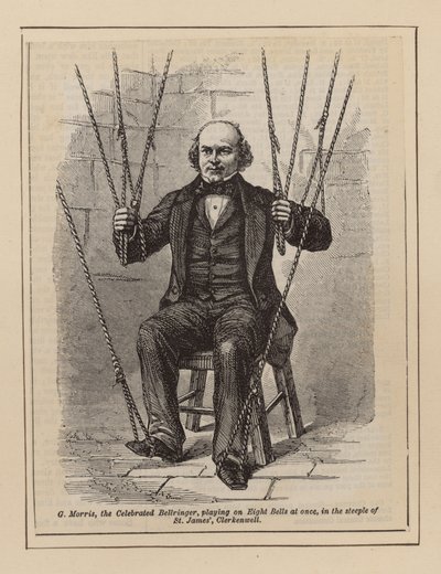 G Morris，着名的铃声，同时在八个铃铛上演奏 作者 英语学校