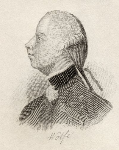 詹姆斯沃尔夫将军，来自&39;Crabb&39;s Historical Dictionary&39;，1825年出版 作者 英语学校