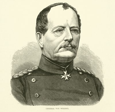 Von Werder将军，1870年9月 作者 英语学校