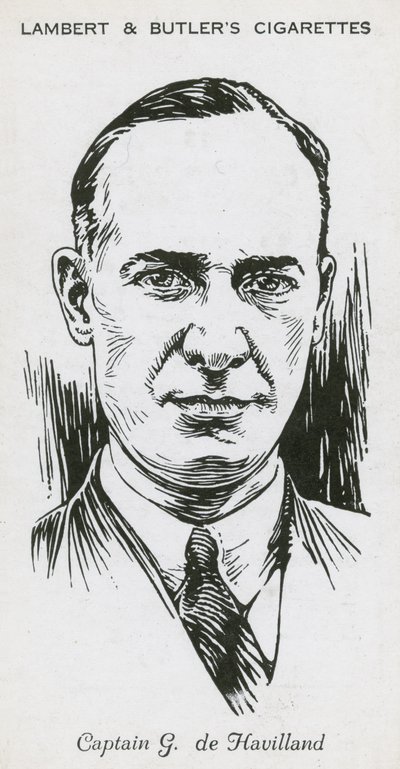 Geoffrey de Havilland，英国飞行员和飞机设计师和制造商 作者 英语学校