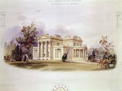 伦敦摄政公园的George B. Greenoughs别墅 作者 英语学校