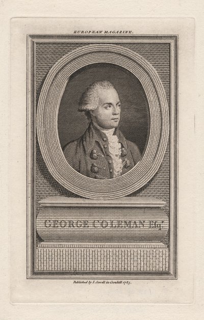 乔治科尔曼，1785年 作者 英语学校