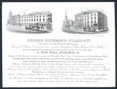 交易卡George Richmond Collis＆Co 作者 英语学校