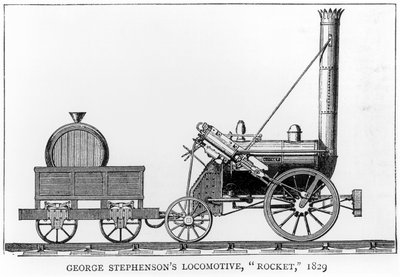 乔治斯蒂芬森机车，火箭，1829年 作者 英语学校