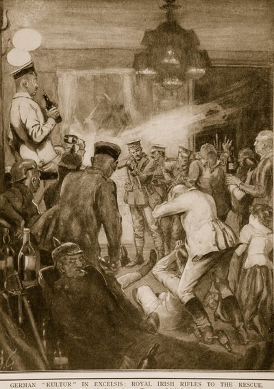 德国文化在Excelsis：皇家爱尔兰步枪救援，1914-19 作者 英语学校