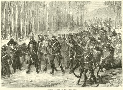 1870年10月，德国骑兵前往巴黎 作者 英语学校