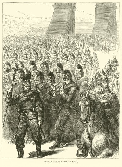 德国军队于1871年3月进入巴黎 作者 英语学校