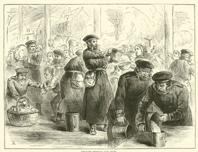 1871年1月，德国人提供食物 作者 英语学校