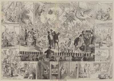起床圣诞哑剧（版画） 作者 英语学校