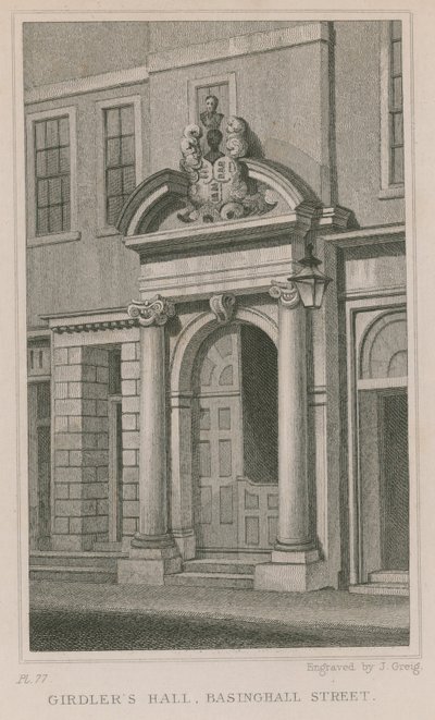 Girdlers Hall，Basinghall Street，伦敦 作者 英语学校