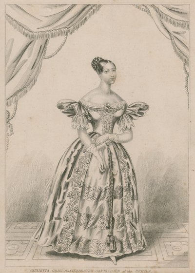 Giulietta Grisi，歌剧院着名的Cantatrice 作者 英语学校