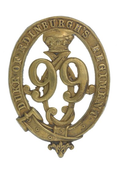 Glengarry 徽章，c.1875-81（黄铜） 作者 英语学校