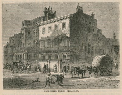 Gloucester House，皮卡迪利，伦敦 作者 英语学校