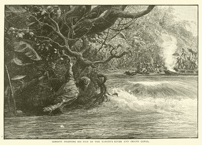 Gordon fighting his way up the Yangtze River and Grand Canal (engraving) 作者 英语学校