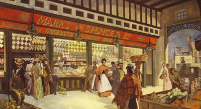 Grainger Market Hall Bazaar Newcastle仍然以1895年的原始形式存在 作者 英语学校