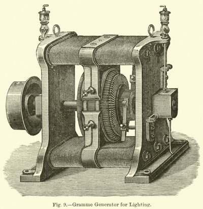 用于照明的Gramme Generator 作者 英语学校