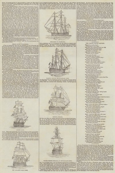 Grand Naval Evolutions (engraving) 作者 英语学校