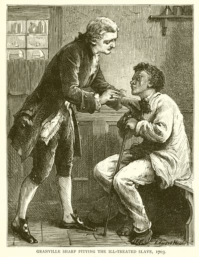 格兰维尔·夏普（怜悯可怜的病残奴隶），1703年 作者 英语学校