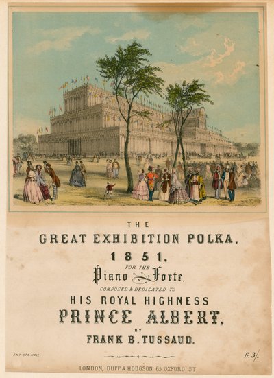 伟大的展览波尔卡，1851年 作者 英语学校