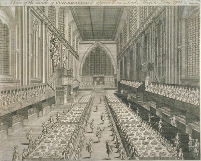 Guildhall，Gentlemans Magazine，1761 作者 英语学校