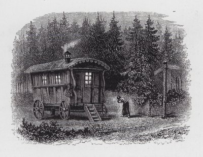 Gypsy Caravan (engraving) 作者 英语学校