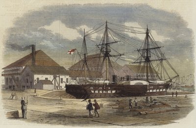 HMS豹在上海码头 作者 英语学校