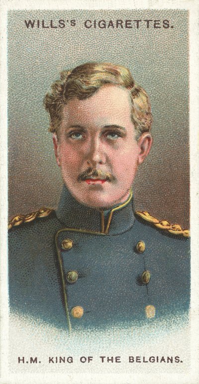 比利时国王陛下 (HM King of the Belgians) (chromolitho) 作者 英语学校