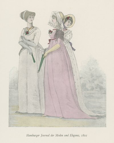 汉堡时装与优雅杂志，1801年 作者 英语学校