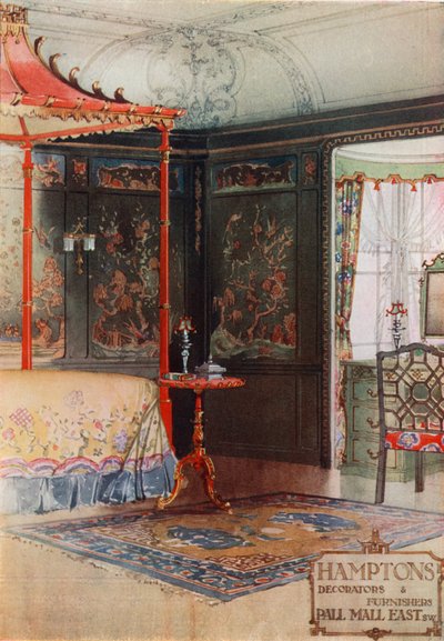 汉普顿，装饰和家具，Pall Mall East 作者 英语学校