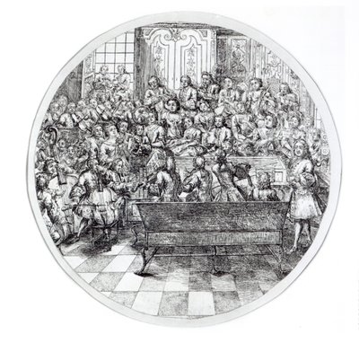 亨德尔执行清唱剧，1740年 作者 英语学校