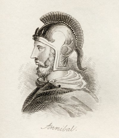 Hannibal the Great，来自&39;Crabb&39;s Historical Dictionary&39;，于1825年出版 作者 英语学校