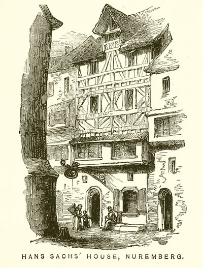 纽伦堡的Hans Sachs House 作者 英语学校