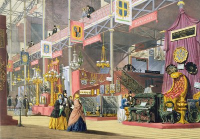 硬件和木雕机械，在1851年的大展览中，来自Dickinsons综合图片 作者 英语学校
