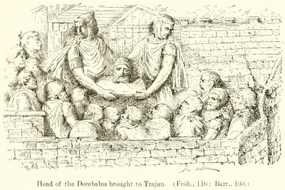 Decebalus的负责人带到Trajan 作者 英语学校