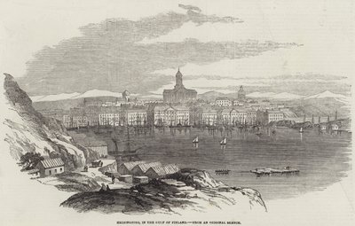 Helsingfors, in the Gulf of Finland (engraving) 作者 英语学校