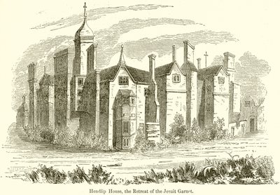 Hendlip House，耶稣会石榴石的撤退 作者 English School