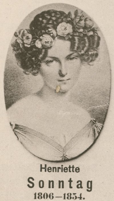 Henriette Sonntag（凹版印刷） 作者 英语学校