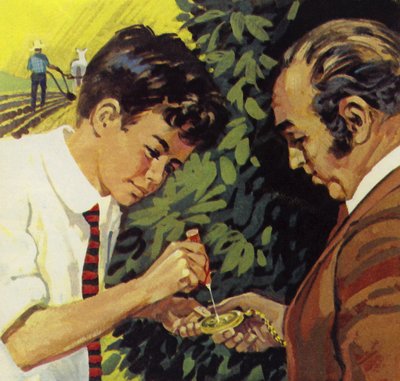 亨利福特很高兴修理邻居的手表 作者 英语学校