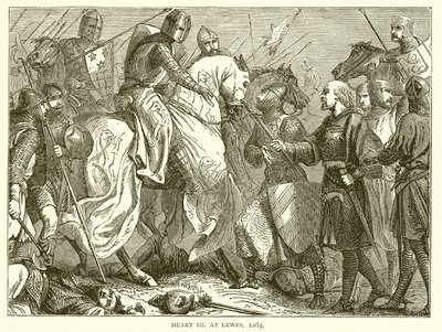 亨利三世在刘易斯，1264年 作者 英语学校