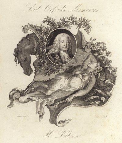 Henry Pelham, British Whig politician and Prime Minister (engraving) 作者 英语学校